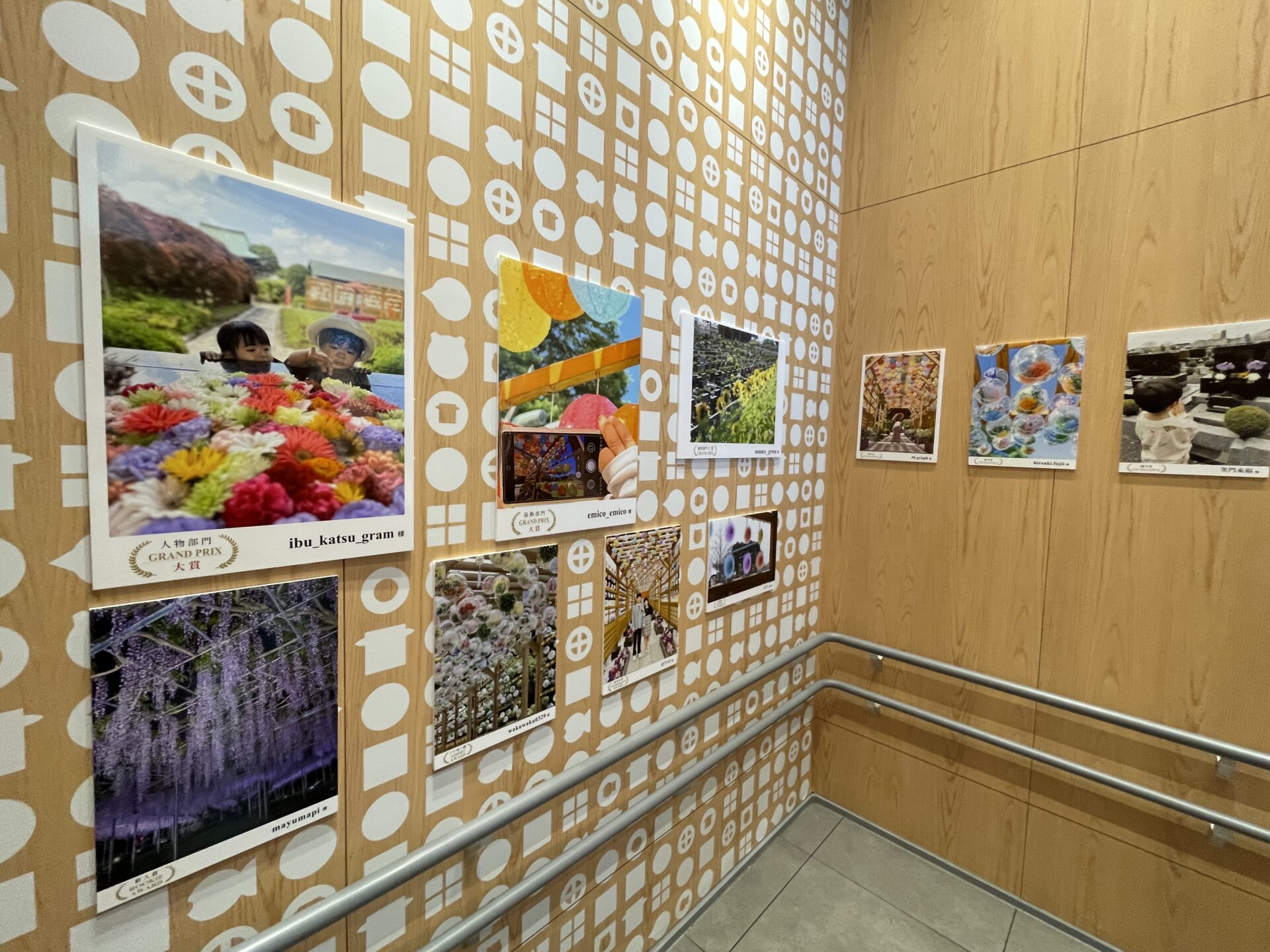 マクドナルド大宮バイパス三橋店にて、「第7回青葉園フォトコンテスト」の優秀作品を展示しております。