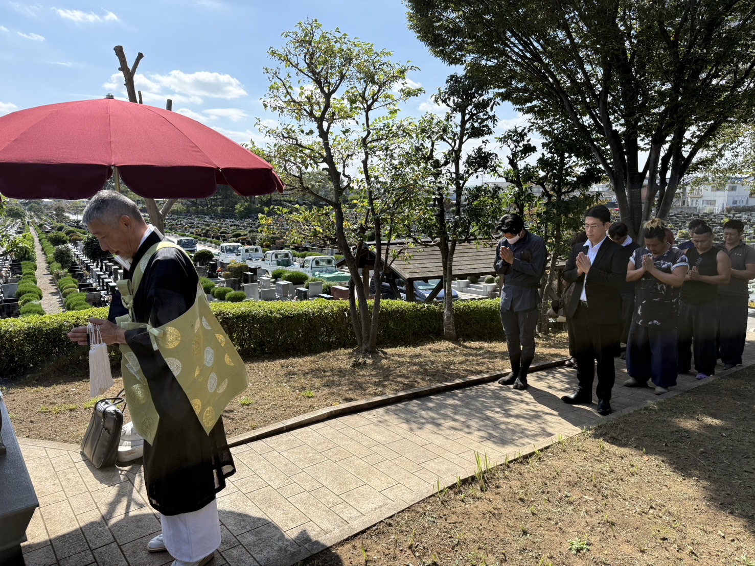【合同供養祭】10/10（金）「浄土真宗（東）」にて実施いたしました。次回は11/14（金）「真言宗」で執り行う予定です。